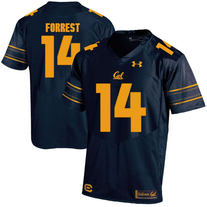 California Golden Bears #14 Chase Forrest Navy College Football Jersey